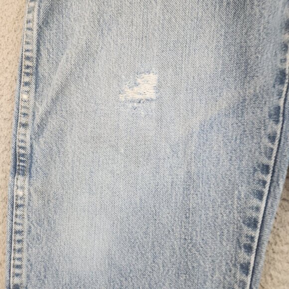 Wrangler Men's Classic 5-Pocket Regular Fit Faded Cotton Jeans Size 33x30 Cowboy - Picture 9 of 13